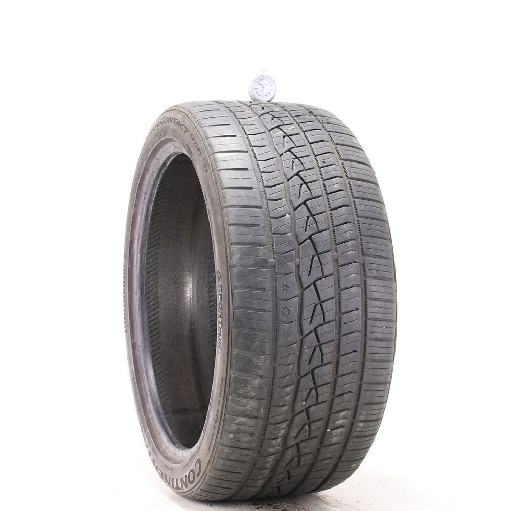 Set of (2) Used 295/35ZR21 Continental ControlContact Sport SRS 107Y - 5/32 - Image 1