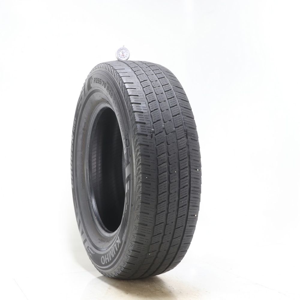 Set of (2) Used 255/70R18 Kumho Crugen HT51 112T - 6.5-7/32 - Image 1