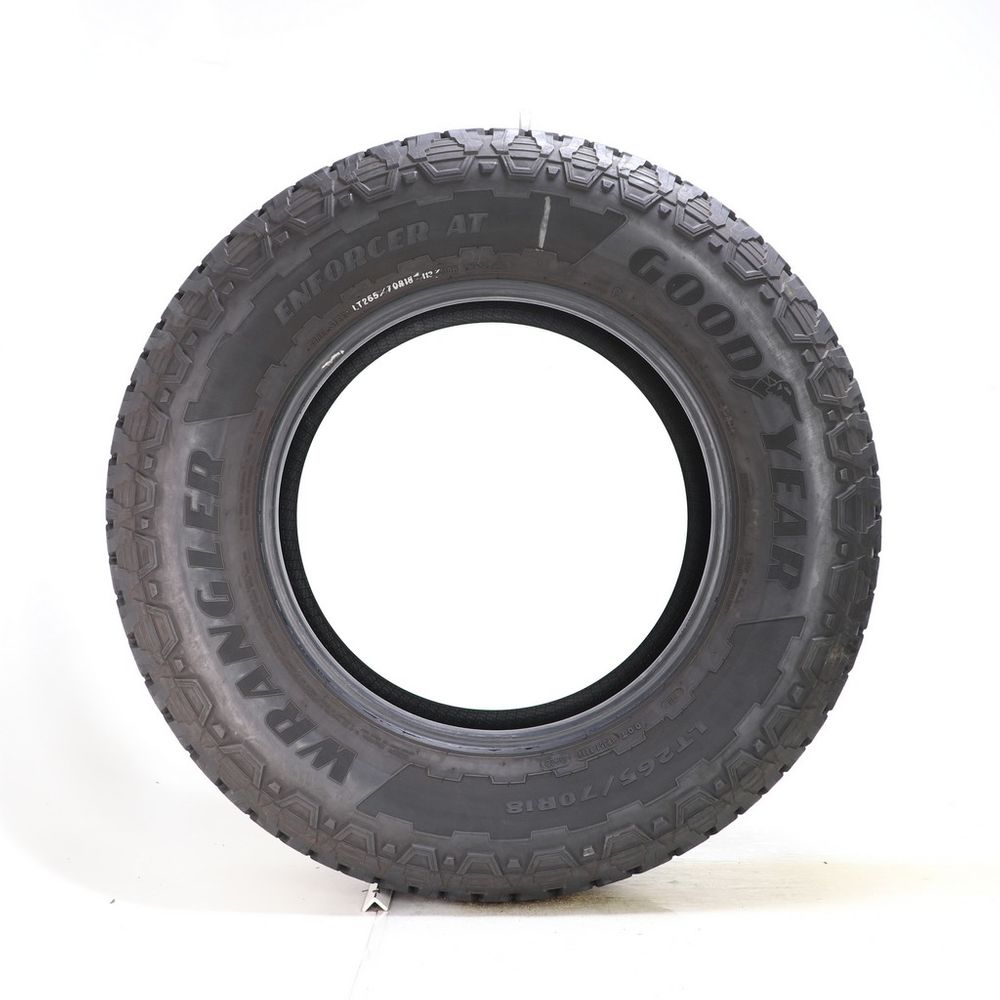 Set of (2) Used LT 265/70R18 Goodyear Wrangler Enforcer AT 113/110H C - 10.5/32 - Image 3