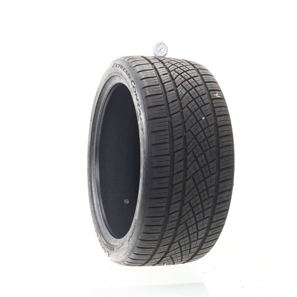Set of (2) Used 295/35ZR21 Continental ExtremeContact DWS06 Plus 107Y - 8.5-9/32 - Image 1