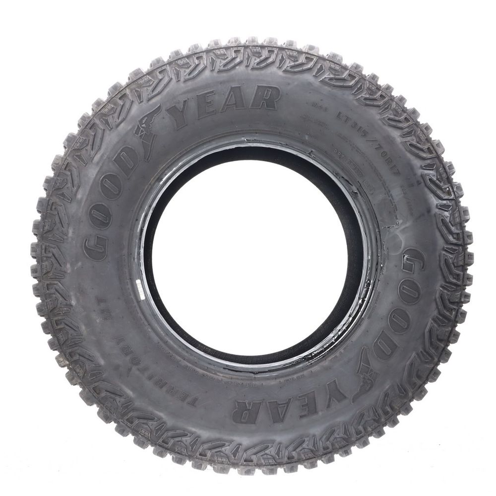 Set of (2) Used LT 315/70R17 Goodyear Wrangler Territory MT 113/110S C - 15-15.5/32 - Image 3