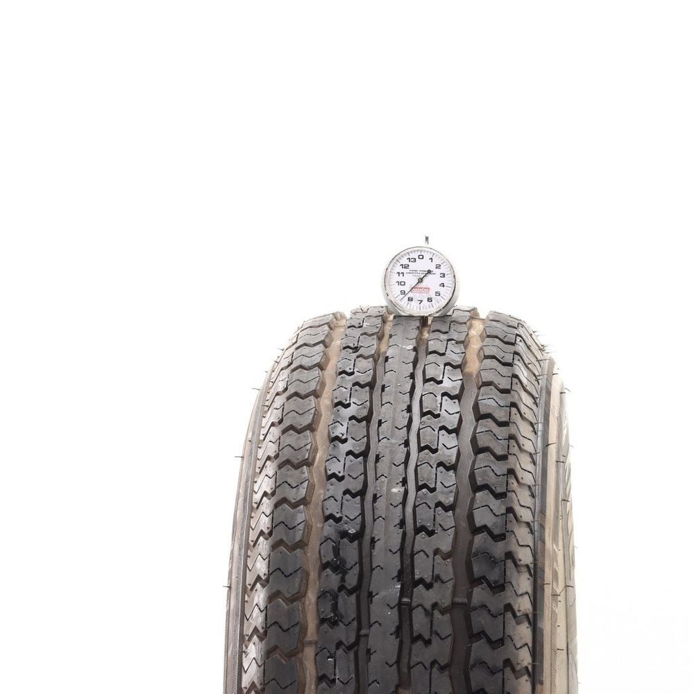 Set of (4) Used ST 215/75R14 Power King Towmax STR II 102/98L C - 7.5-8.5/32 - Image 5