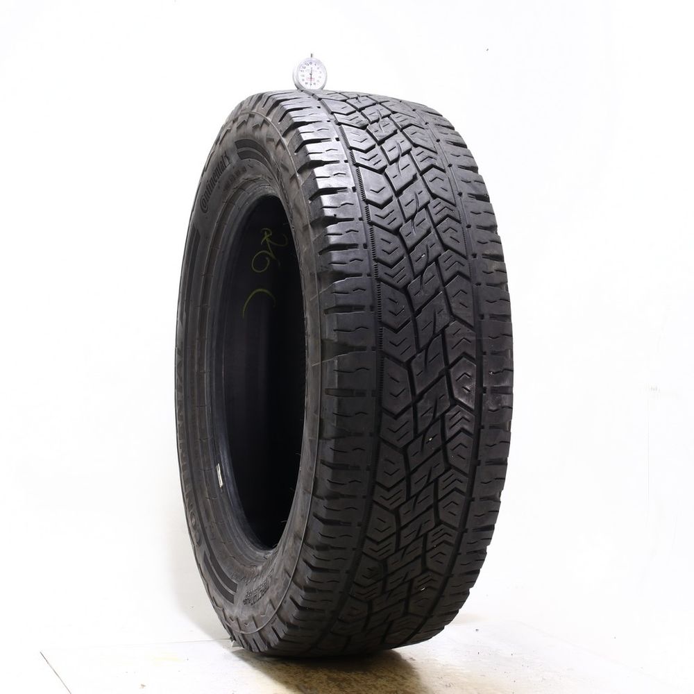 Used LT 265/60R20 Continental TerrainContact AT 121/118S E - 7/32 - Image 1