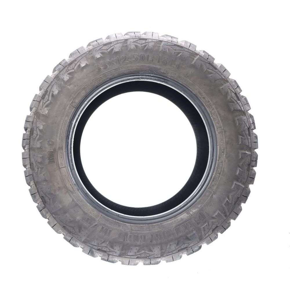 Used LT 33X12.5R18 RDR Red Dirt Road RD-6 M/T 118Q E - 9/32 - Image 3