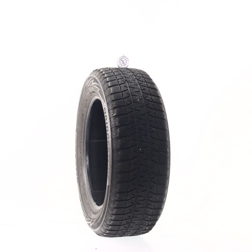 Set of (2) Used 225/60R17 Bridgestone Blizzak WS80 99H - 5.5-7/32 - Image 1