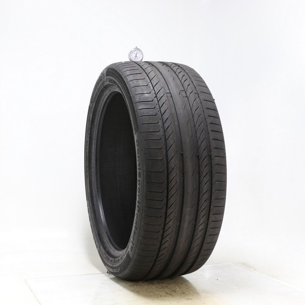 Set of (2) Used 265/40R21 Continental ContiSportContact 5P NO 101Y - 7.5/32 - Image 1