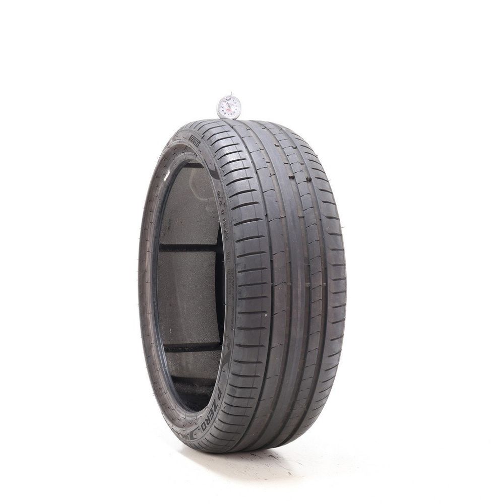 Set of (2) Used 245/35R20 Pirelli P Zero PZ4 MOE Run Flat PNCS 95Y - 5.5-6.5/32 - Image 1