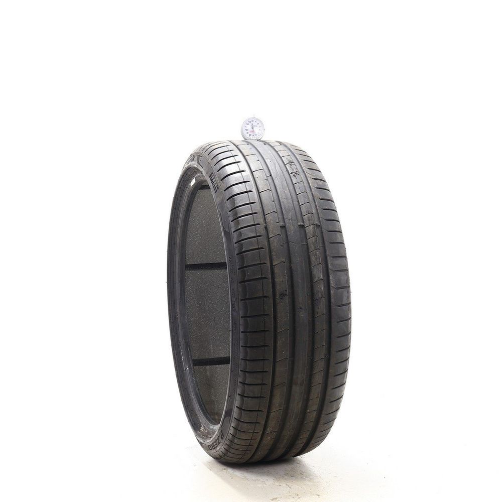 Set of (2) Used 245/35R20 Pirelli P Zero PZ4 MOE Run Flat PNCS 95Y - 5.5-6.5/32 - Image 4