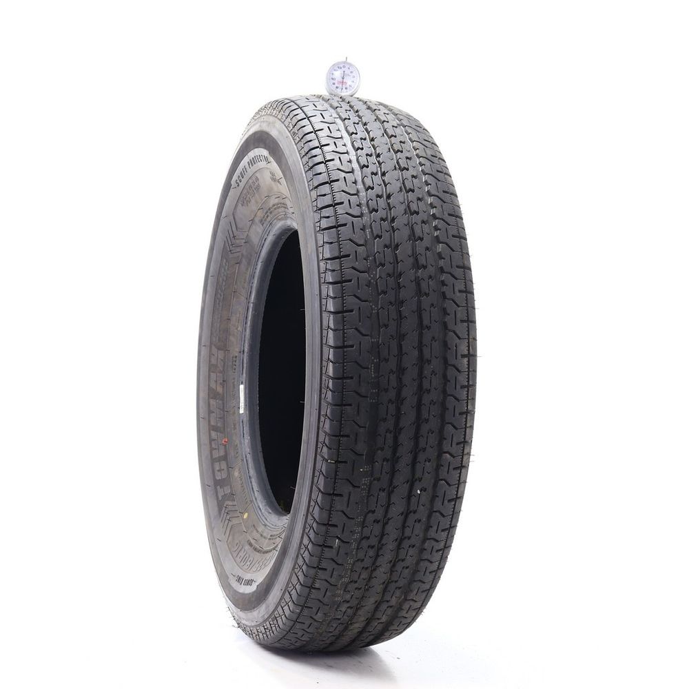 Set of (2) Used ST 235/80R16 Power King Towmax Vanguard 124/120N E - 7/32 - Image 1