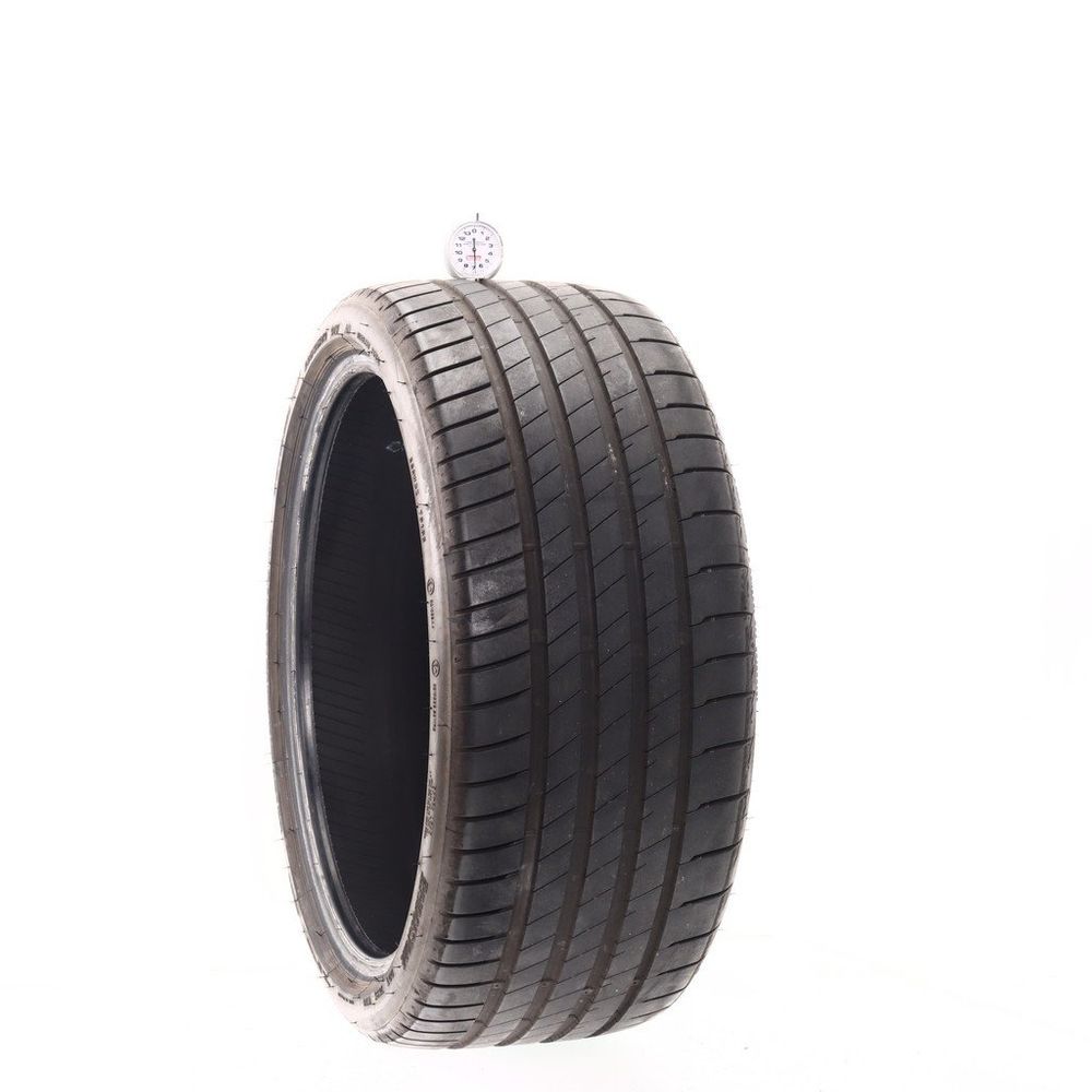 Set of (2) Used 235/35R19 Bridgestone Potenza S005 AO 91Y - 6.5-7.5/32 - Image 1