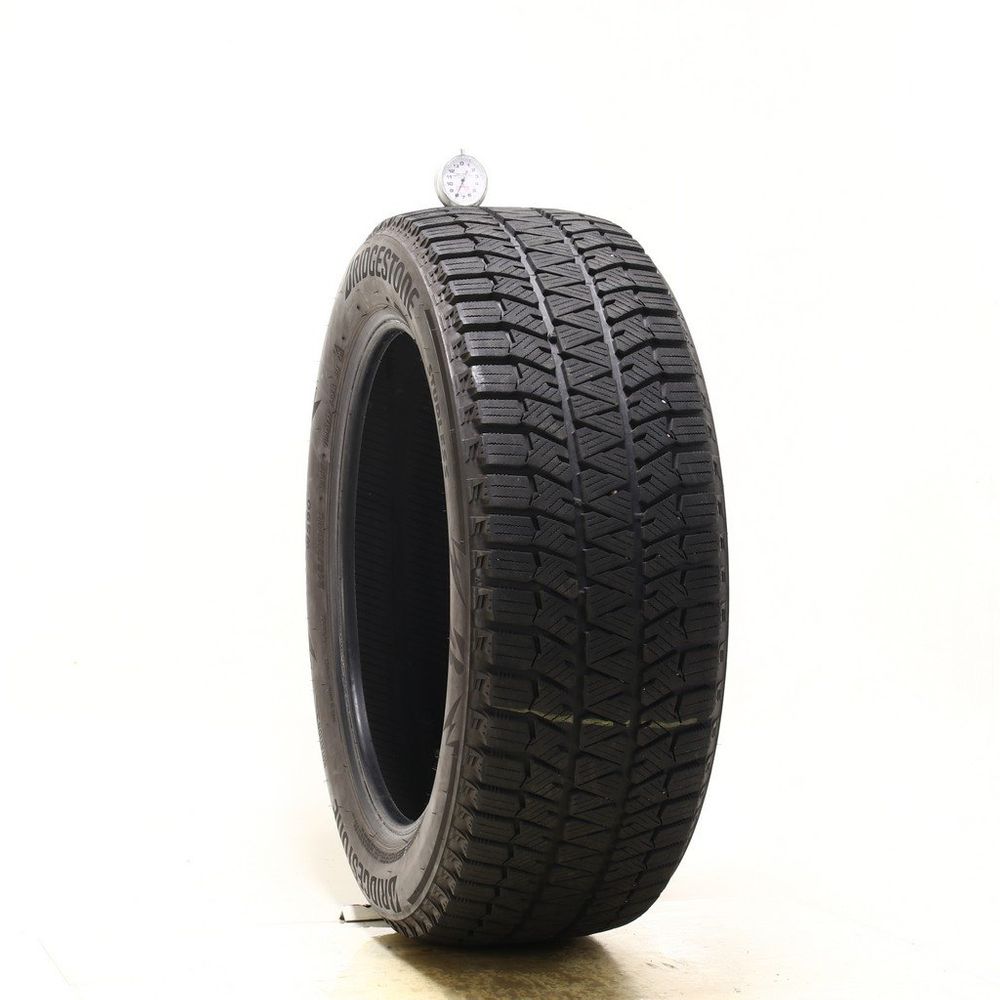 Set of (2) Used 215/55R18 Bridgestone Blizzak WS90 Studless 95T - 8-9.5/32 - Image 1