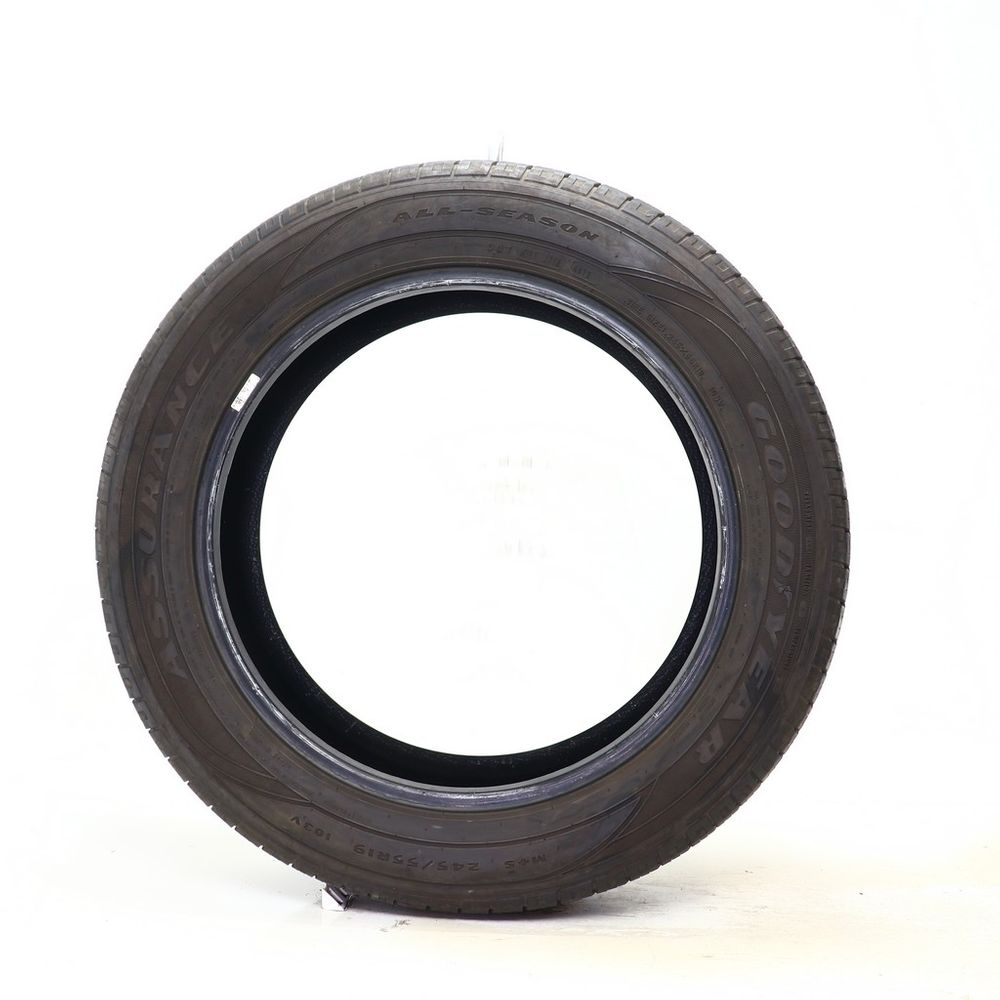 Set of (2) Used 245/55R19 Goodyear Assurance All-Season 103V - 6.5-7.5/32 - Image 3