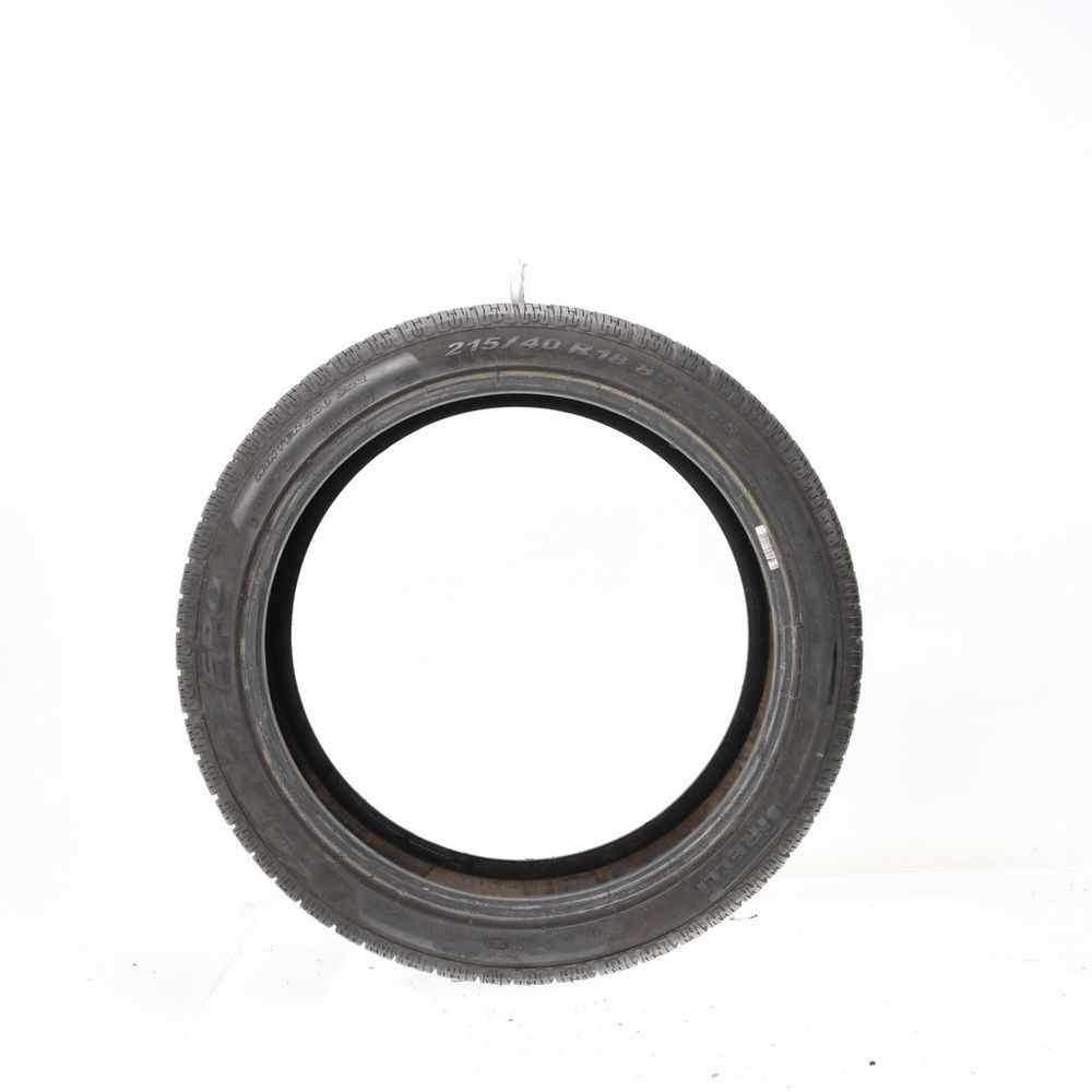 Used 215/40R18 Pirelli Winter 240 Sottozero Series II Run Flat 89V - 7/32 - Image 3