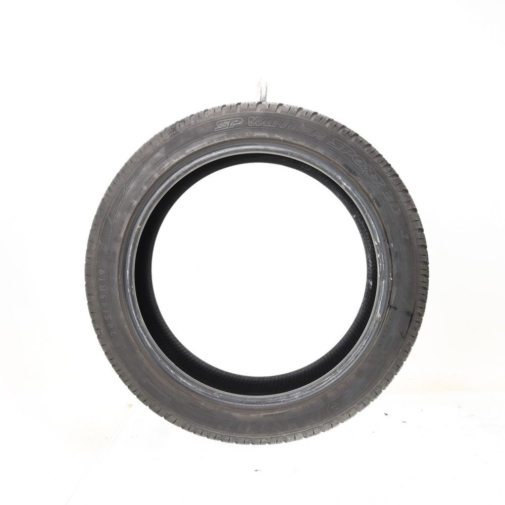 Used 245/45R19 Dunlop SP Winter Sport 3D J MGT 102V - 6.5/32 - Image 3