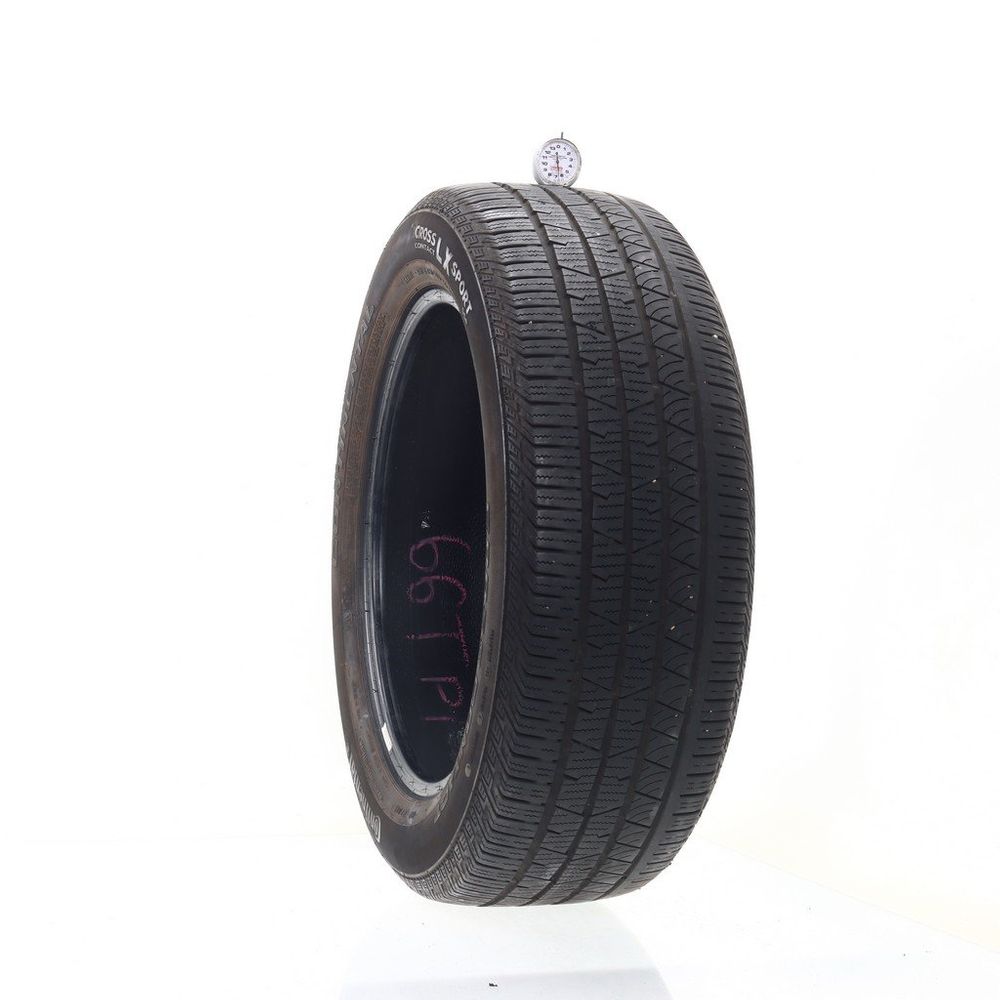 Set of (2) Used 235/55R19 Continental CrossContact LX Sport SSR MOE 101H - 6.5/32 - Image 1