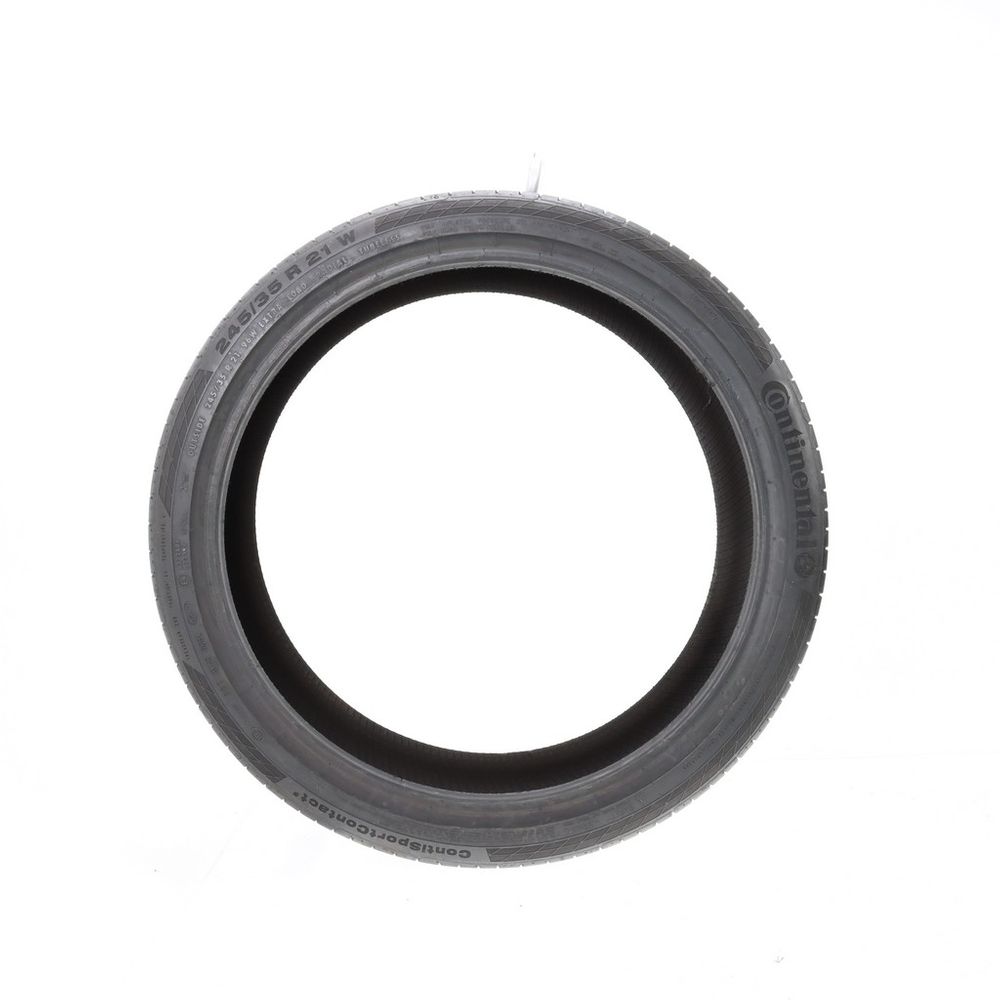 Set of (2) Used 245/35R21 Continental ContiSportContact 5 ContiSilent 96W - 6/32 - Image 3