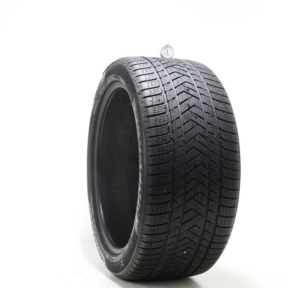 Set of (2) Used 325/35R22 Pirelli Scorpion Winter L 114W - 6.5-7.5/32 - Image 1