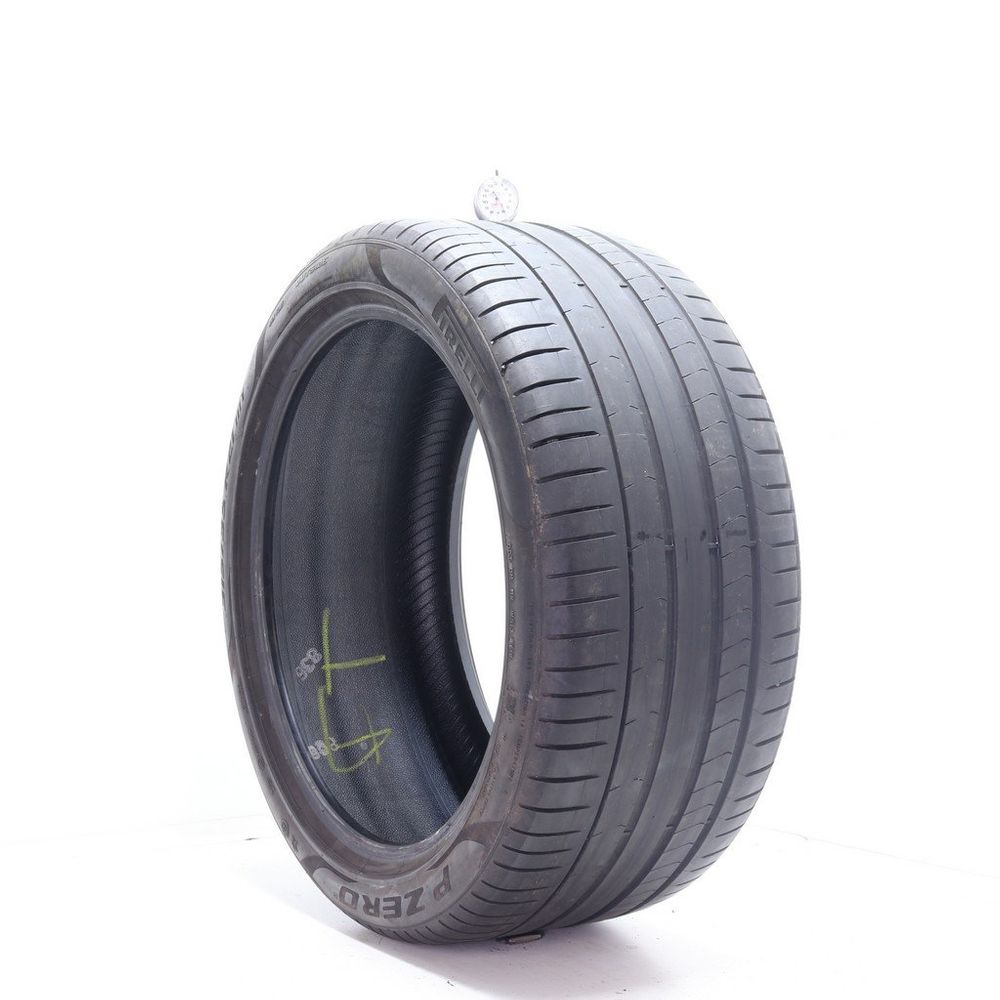 Set of (2) Used 315/35R21 Pirelli P Zero Run Flat 111Y - 6-6.5/32 - Image 1