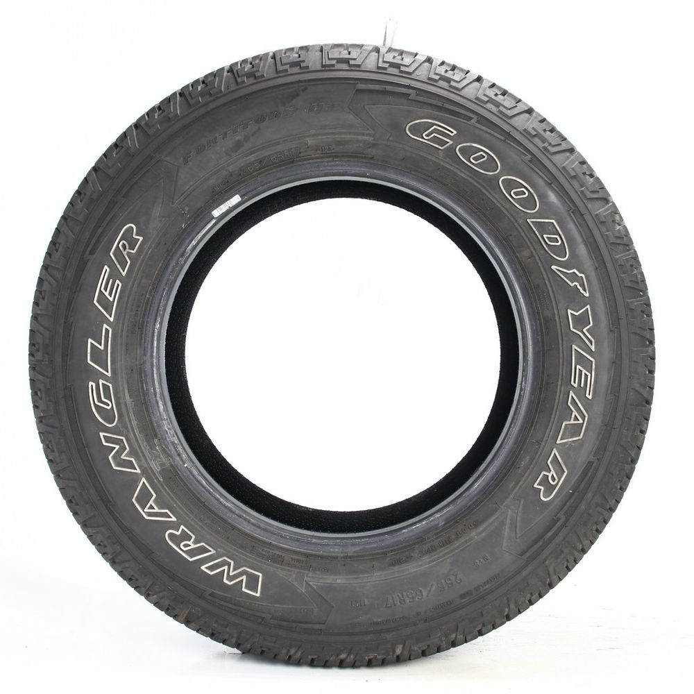 Set of (2) Used 265/65R17 Goodyear Wrangler Fortitude HT 112T - 9.5-10.5/32 - Image 3