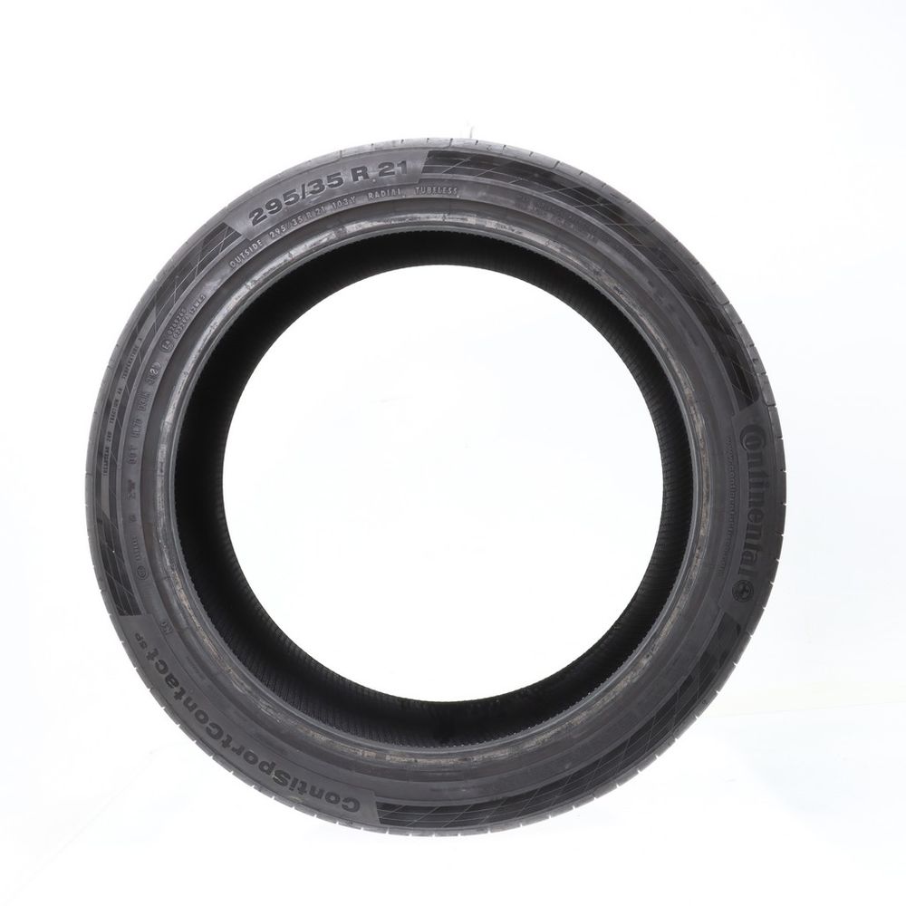 Used 295/35R21 Continental ContiSportContact 5P NO 103Y - 6.5/32 - Image 3