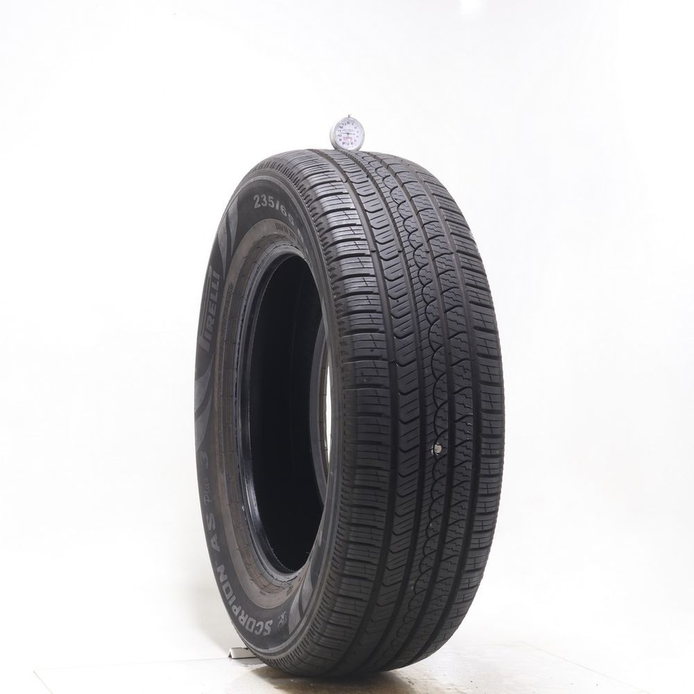 Set of (2) Used 235/65R18 Pirelli Scorpion AS Plus 3 106H - 10.5-11/32 - Image 1