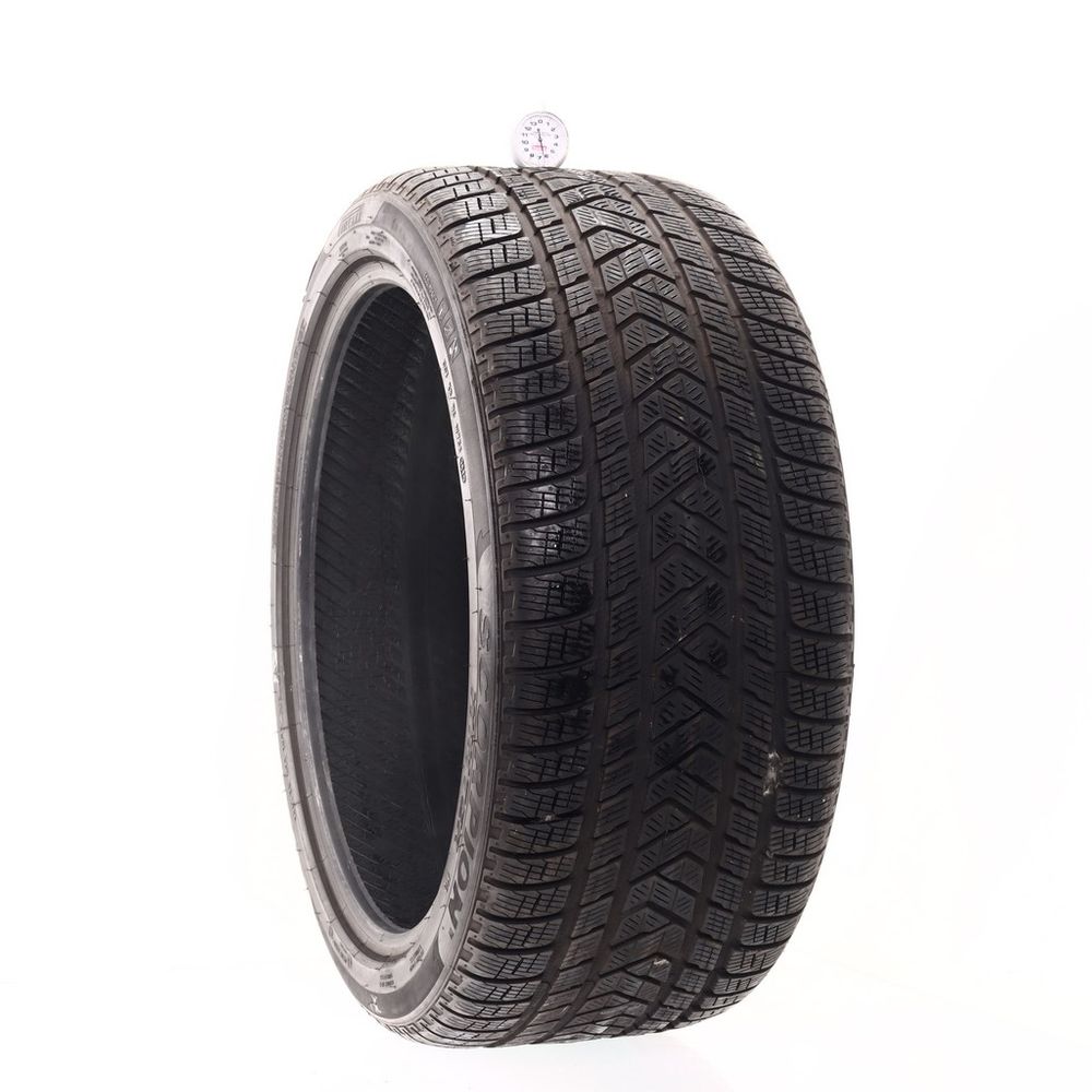 Set of (4) Used 295/35R21 Pirelli Scorpion Winter MO 107V - 5-6.5/32 - Image 4