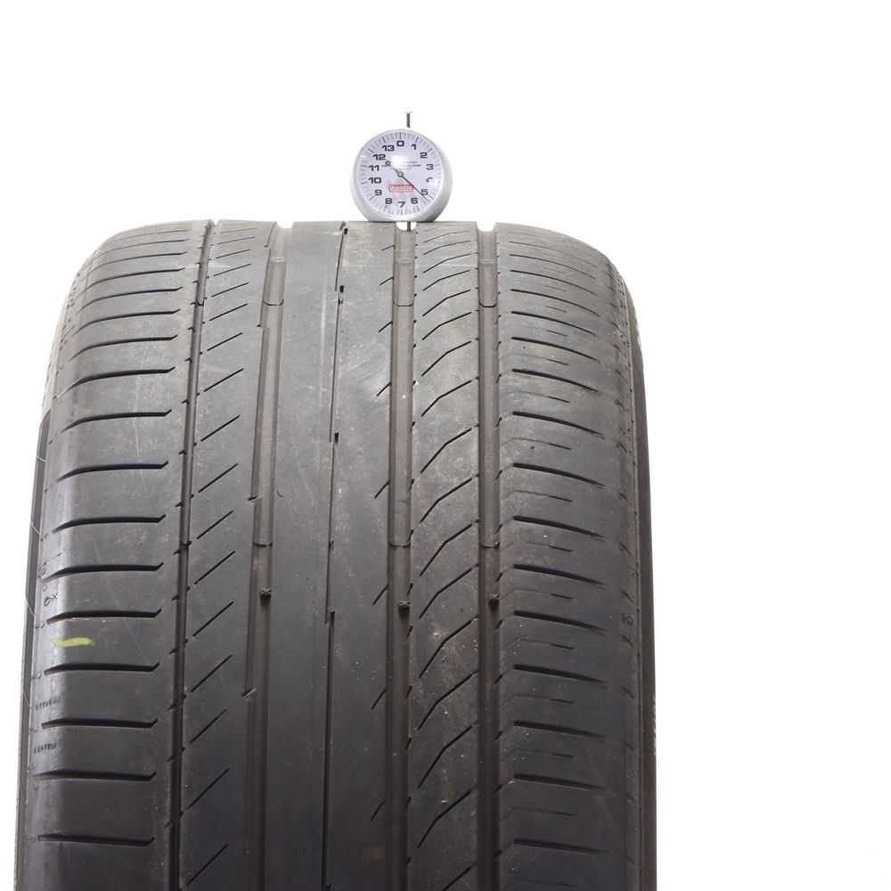 Set of (2) Used 285/40R22 Continental ContiSportContact 5 ContiSeal 110Y - 5-6/32 - Image 2
