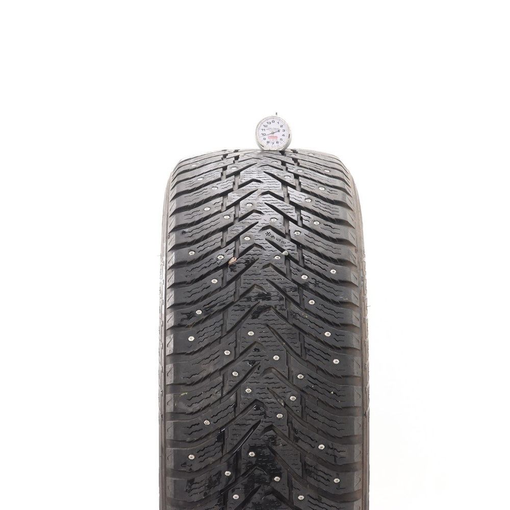 Set of (2) Used 255/55R19 Nokian Hakkapeliitta 8 SUV Studded 111T - 9.5/32 - Image 2