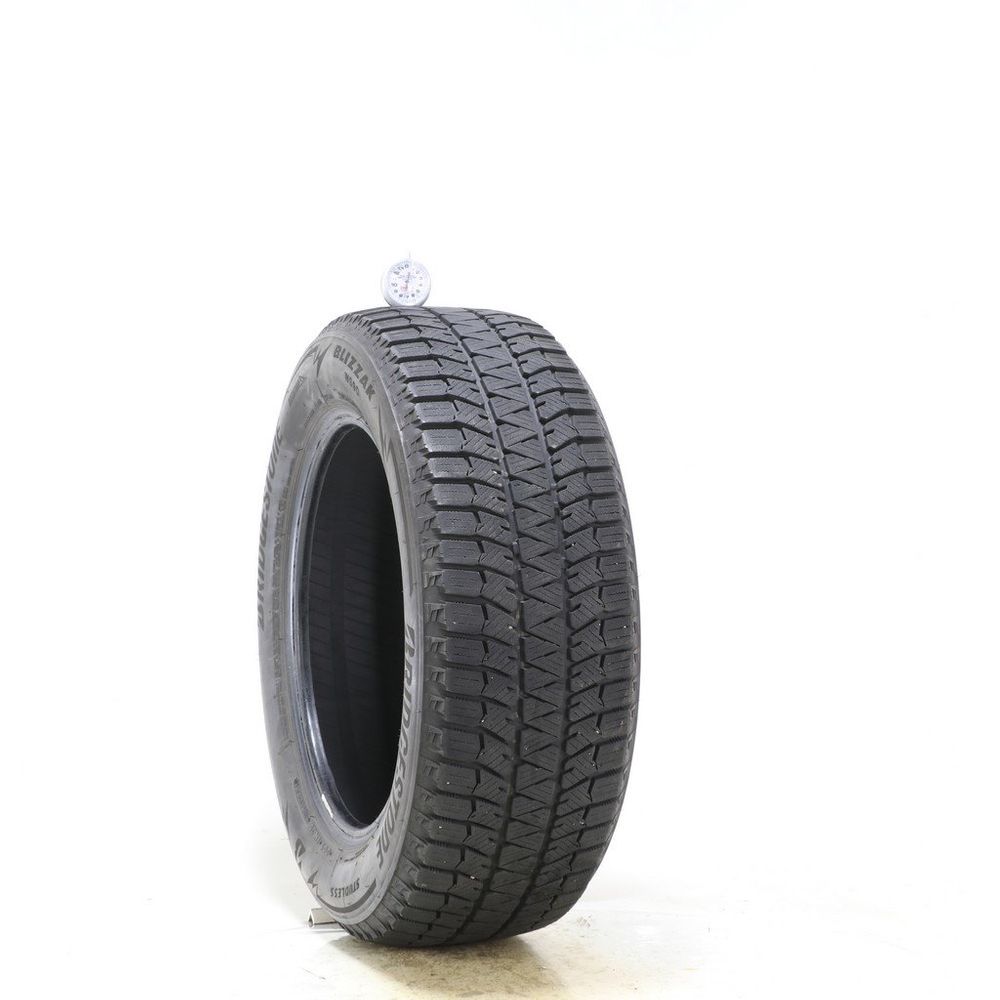 Set of (2) Used 205/60R16 Bridgestone Blizzak WS90 Studless 92H - 7.5-8.5/32 - Image 1