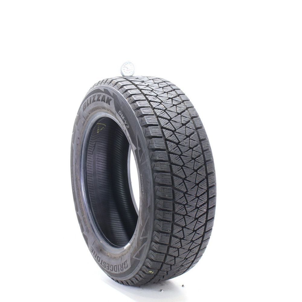 Set of (2) Used 225/60R17 Bridgestone Blizzak DM-V2 99S - 10-11.5/32 - Image 4