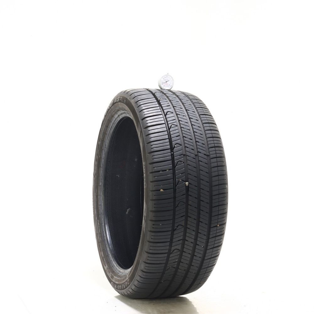 Set of (2) Used 245/40R19 Pirelli P Zero AS Plus 3 98Y - 8-9/32 - Image 4