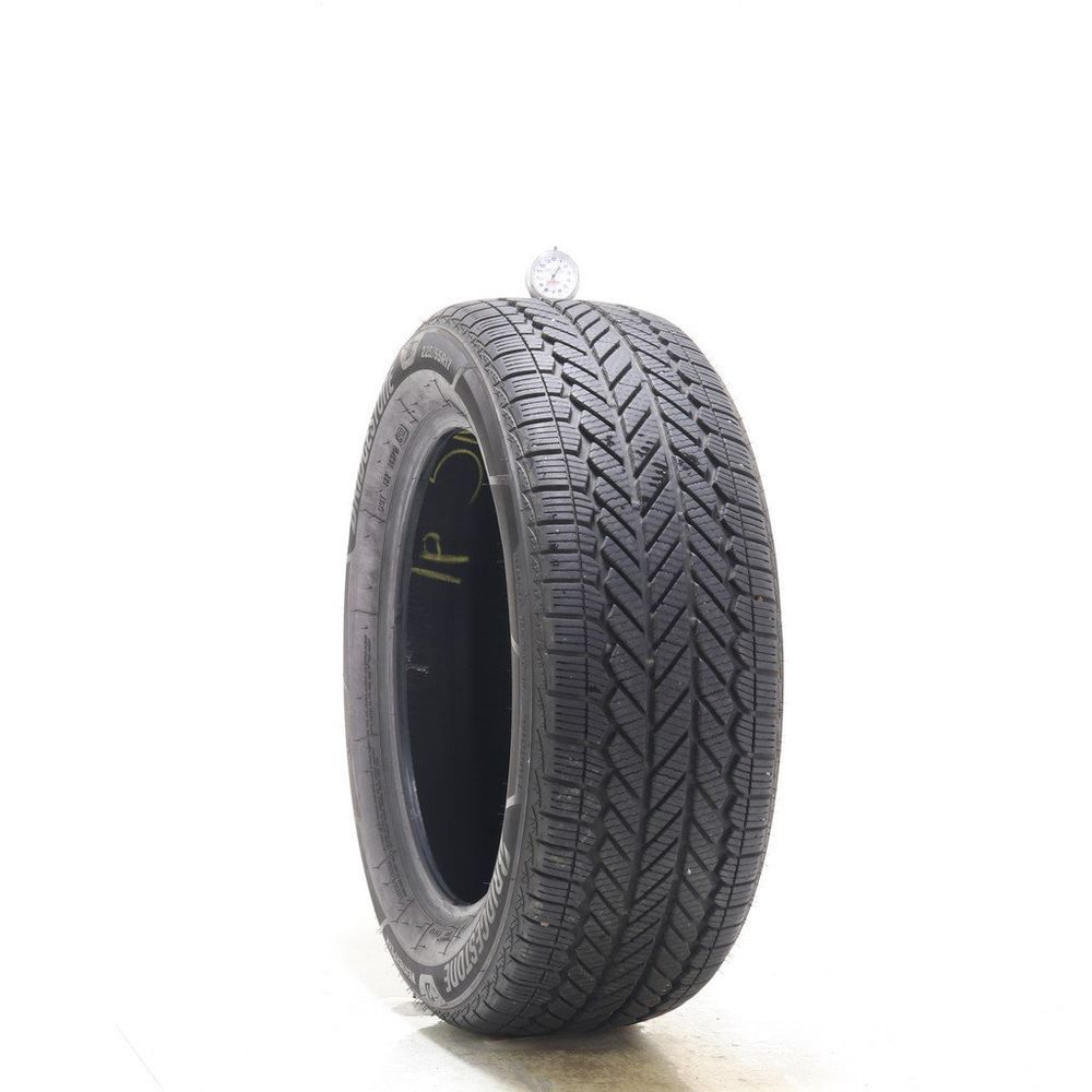 Set of (2) Used 225/55R17 Bridgestone WeatherPeak 97V - 8-8.5/32 - Image 1