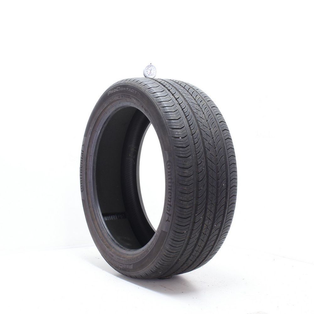 Set of (2) Used 245/45R20 Continental ProContact TX AO ContiSilent  103H - 7.5/32 - Image 1