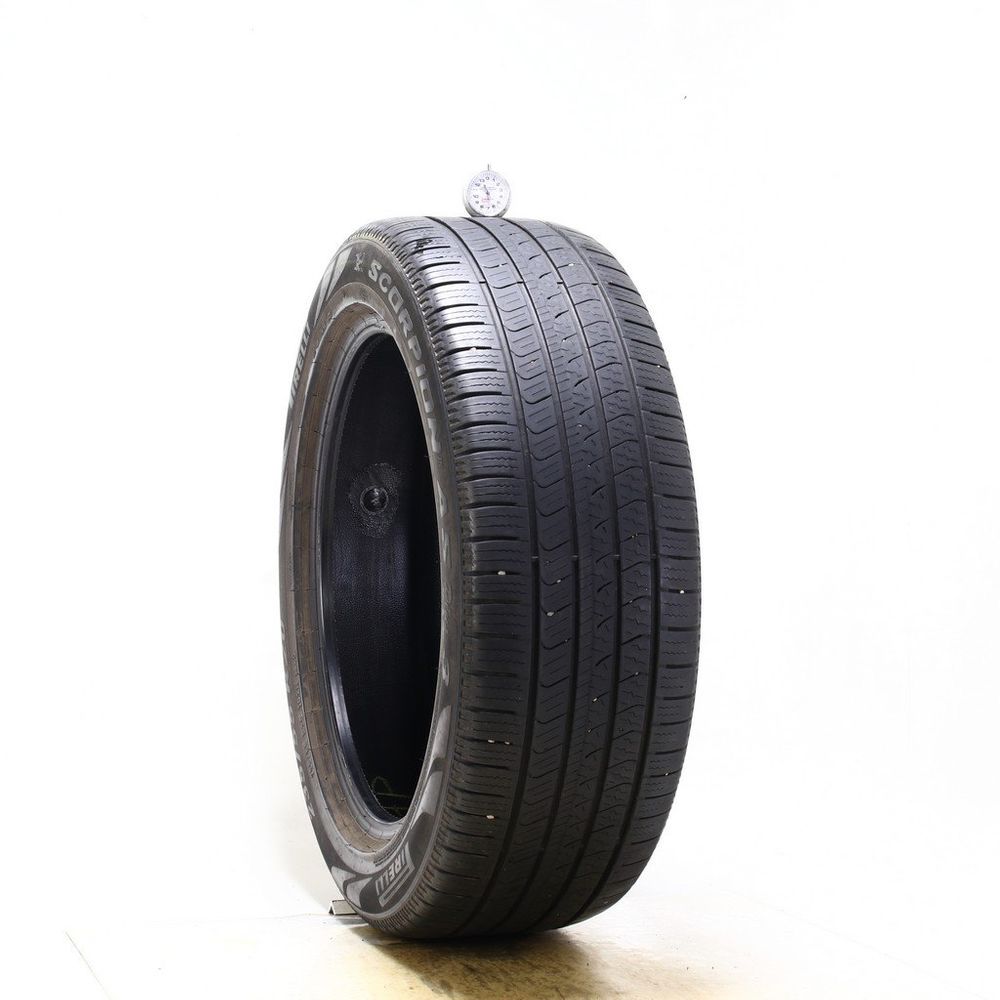 Set of (2) Used 235/55R20 Pirelli Scorpion AS Plus 3 102H - 6-6.5/32 - Image 1