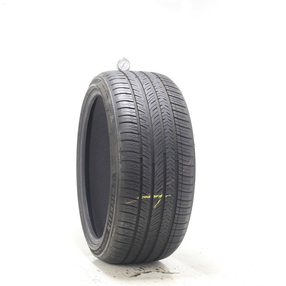 Set of (2) Used 275/35ZR21 Michelin Pilot Sport All Season 4 TO Acoustic 103W - 8-9.5/32 - Image 1