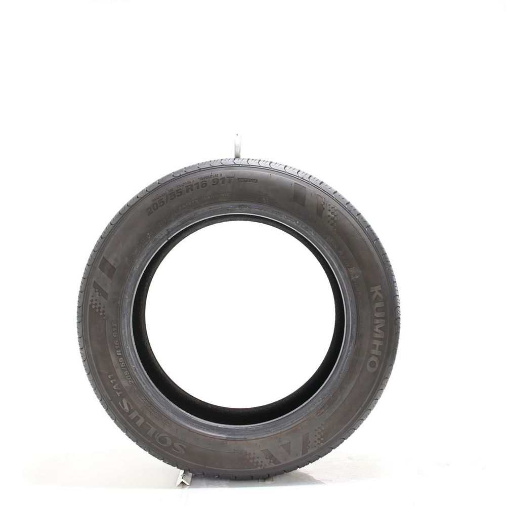 Set of (4) Used 205/55R16 Kumho Solus TA11 91T 8.510/32 Utires