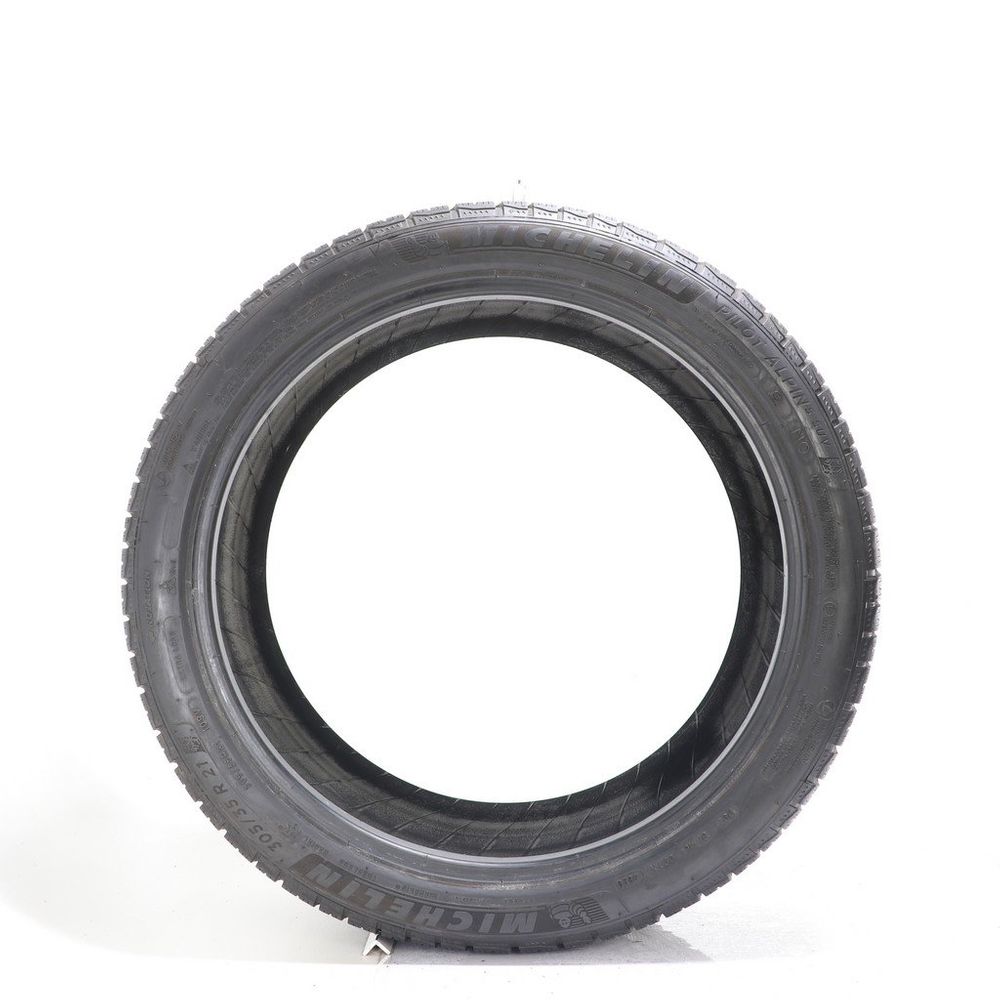 Set of (2) Used 305/35R21 Michelin Pilot Alpin 5 SUV NO 109V - 5-6.5/32 - Image 6