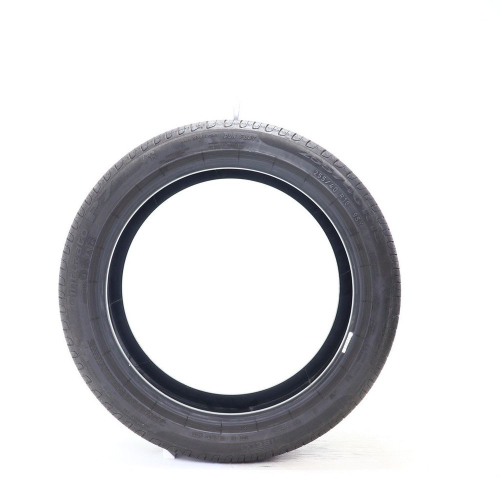 Set of (2) Used 255/40R18 Pirelli Cinturato P7 Run Flat 95Y - 6-7/32 - Image 3