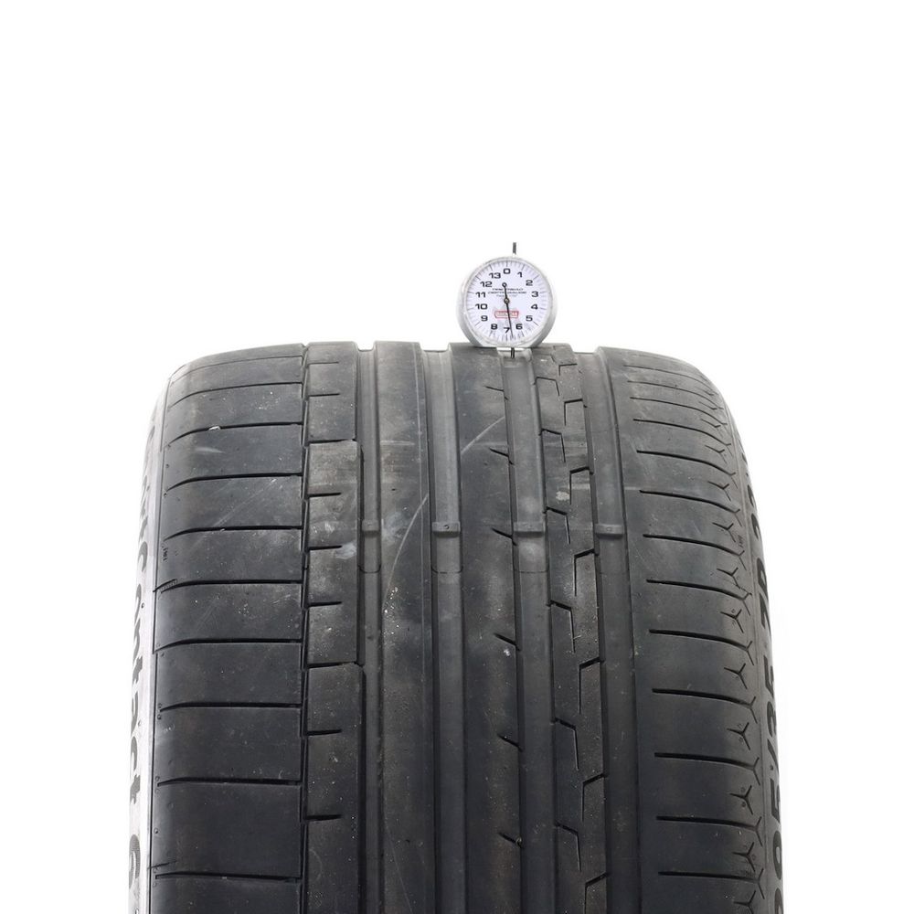 Set of (2) Used 295/35ZR23 Continental SportContact 6 AO 108Y - 5-6.5/32 - Image 5
