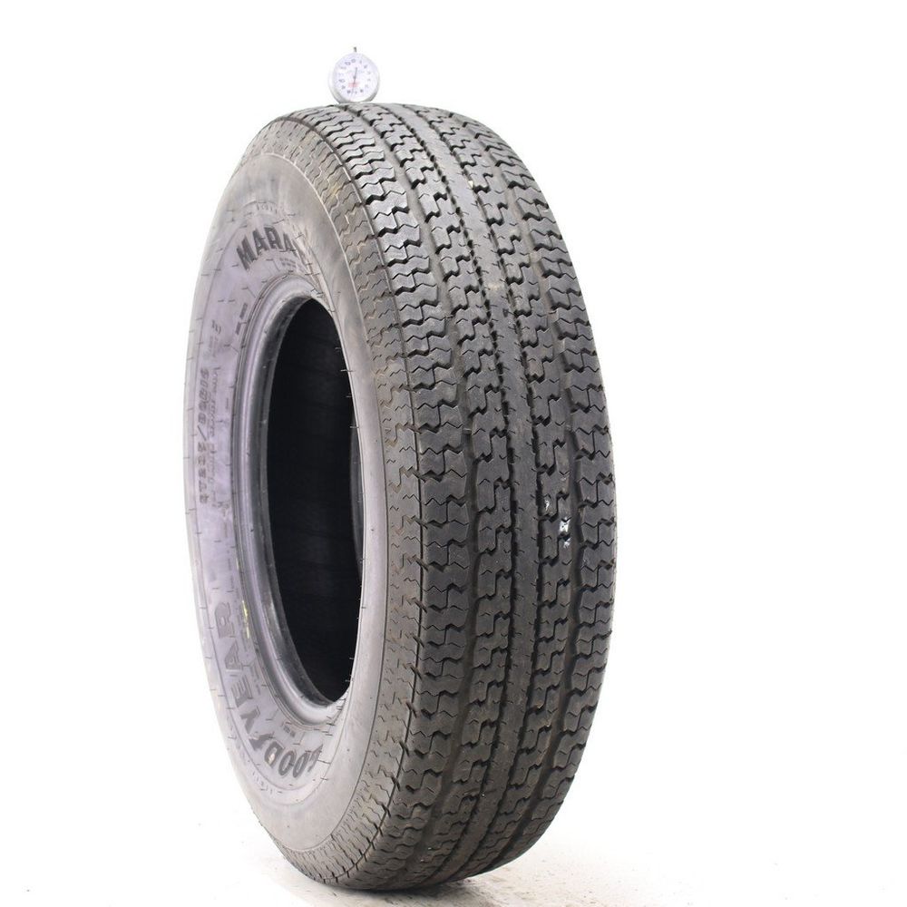Set of (2) Used ST 235/80R16 Goodyear Marathon 1N/A E - 7.5-8.5/32 - Image 1
