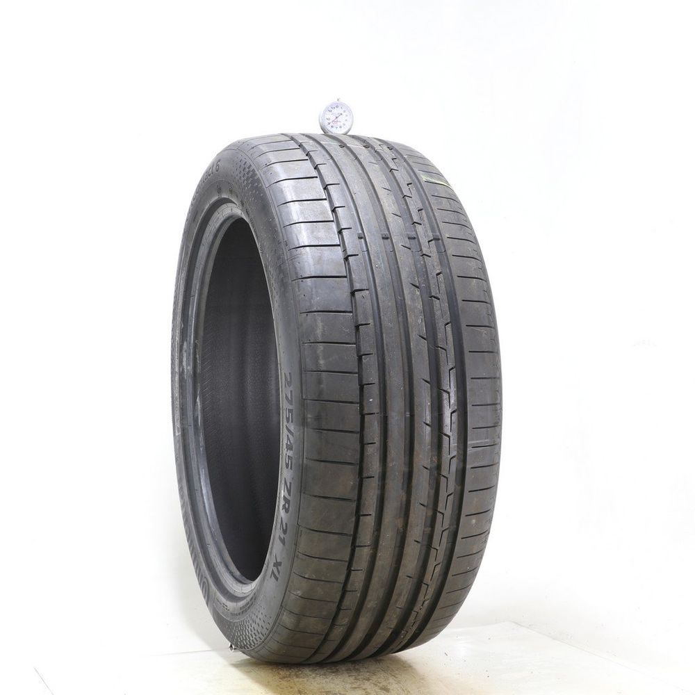Used 275/45ZR21 Continental SportContact 6 MO1 110Y - 8.5/32 - Image 1