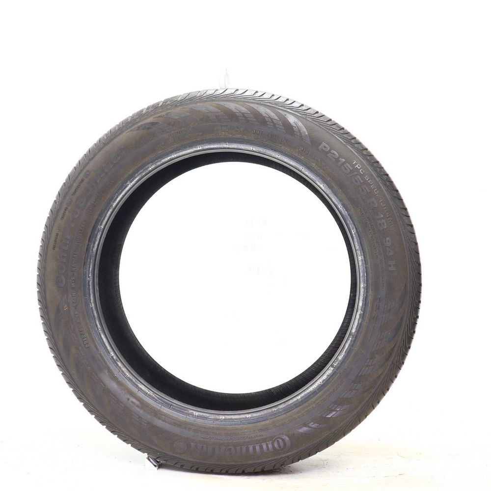 Set of (2) Used 215/55R18 Continental ContiProContact 94H - 5-6.5/32 - Image 6