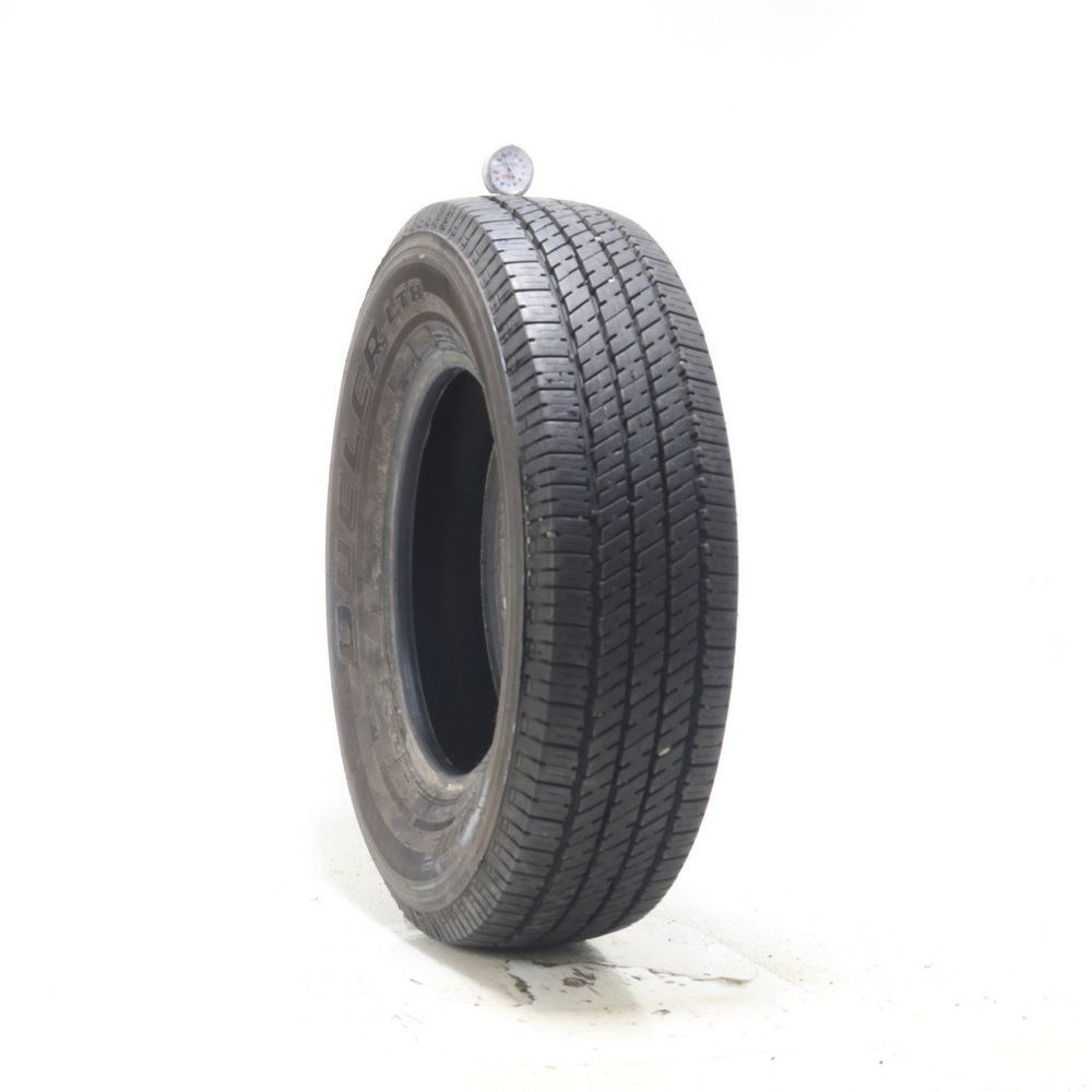 Set of (2) Used LT 225/75R16 Bridgestone Dueler LTH 115/112R - 13/32 - Image 1