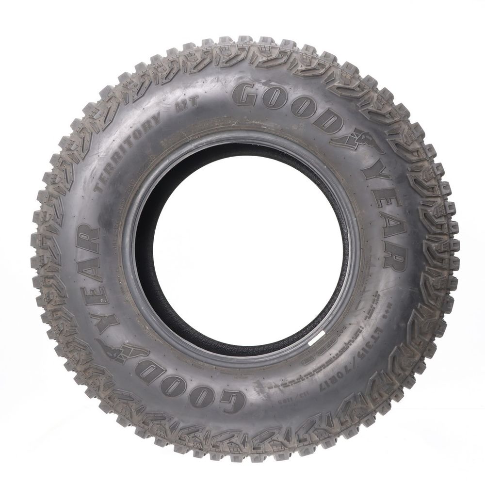Set of (2) Used LT 315/70R17 Goodyear Wrangler Territory MT 113/110S C - 14-15.5/32 - Image 3