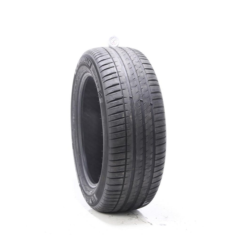 Set of (2) Used 235/55R19 Michelin Pilot Sport 4 SUV 101Y - 8.5/32 - Image 1