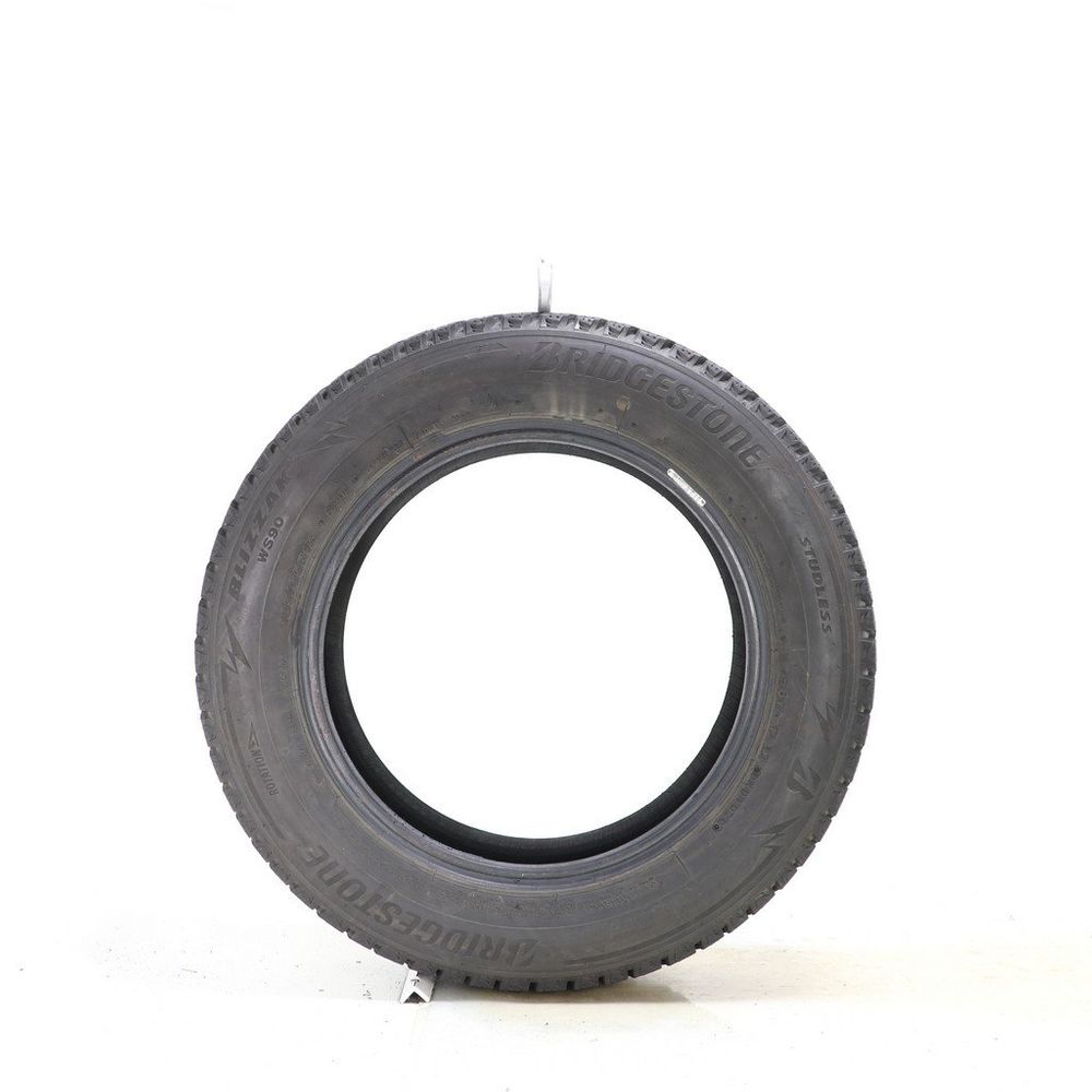 Set of (2) Used 185/65R15 Bridgestone Blizzak WS90 Studless 88T - 9.5-10/32 - Image 3