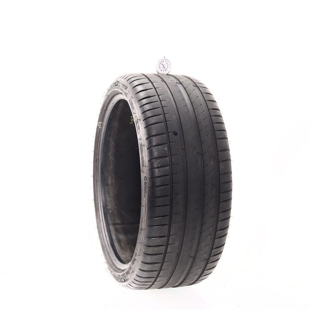 Set of (2) Used 255/35R20 Michelin Pilot Sport 4 97Y - 5.5-7/32 - Image 1