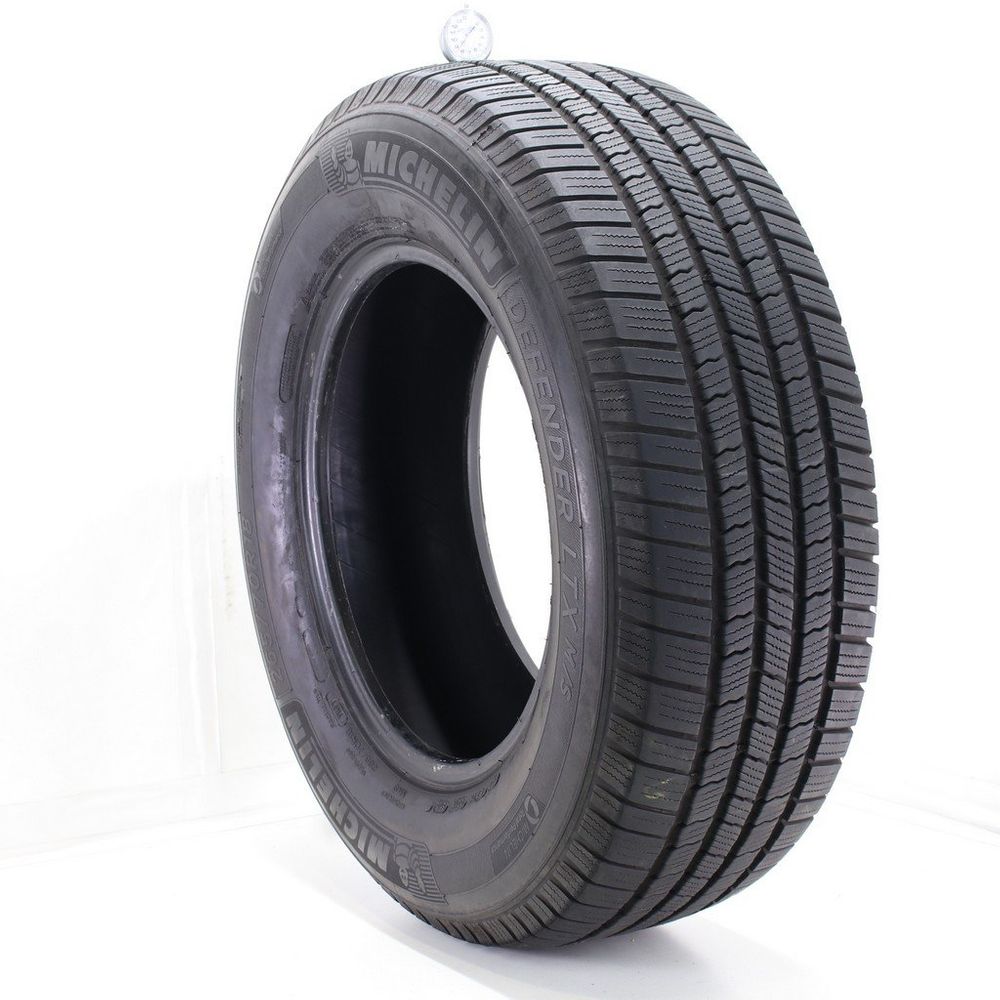 Set of (2) Used 265/70R18 Michelin Defender LTX M/S 116T - 8.5-10/32 - Image 1