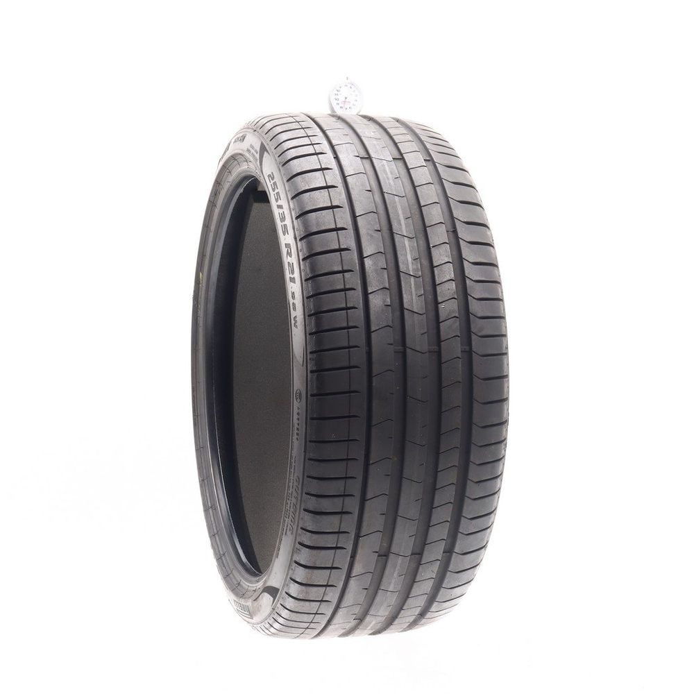 Set of (2) Used 255/35R21 Pirelli P Zero PZ4 T1 Elect PNCS 98W - 6.5-7.5/32 - Image 4