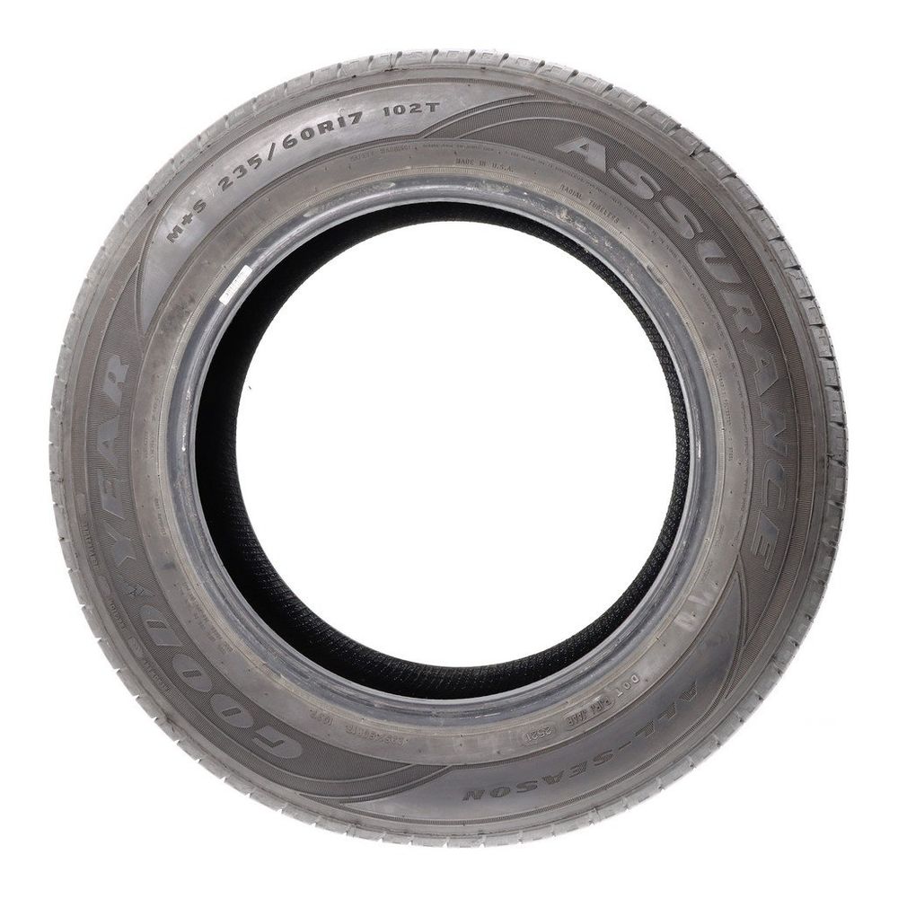 Set of (2) Used 235/60R17 Goodyear Assurance All-Season 102T - 7-7.5/32 - Image 3